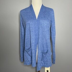 Gap lightweight blue cardigan long sleeve sweater size XS